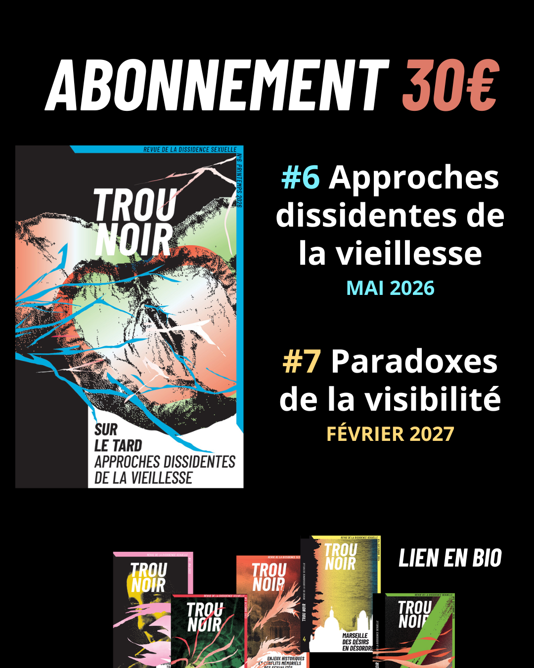 Abonnement Revue Trou Noir