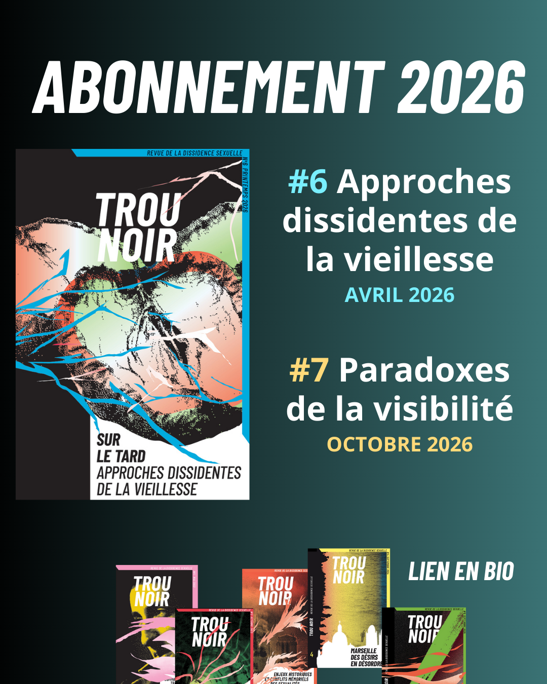 Abonnement Revue Trou Noir